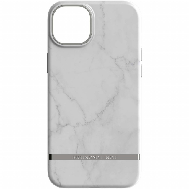 Richmond & Finch iPhone 12/12 Pro Freedom Case, White Marble, Silver