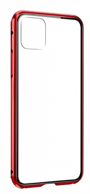 Mobile Case for iPhone 11 Pro, Red/Transparent