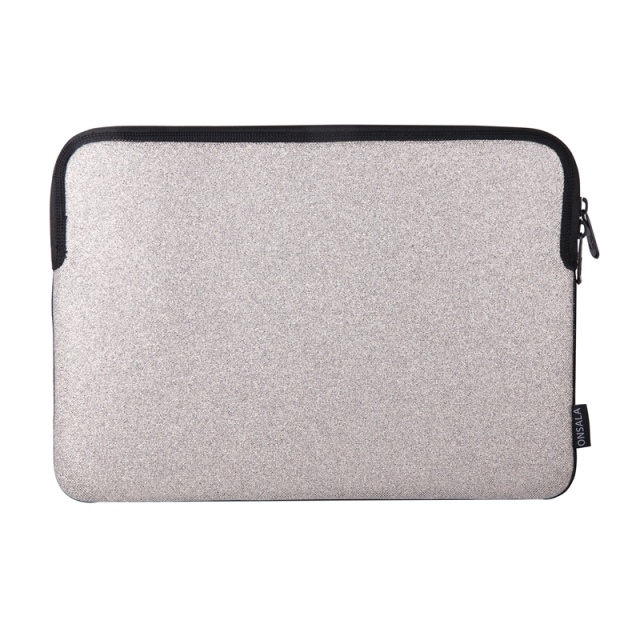 Onsala Laptop Sleeve Glitter 13/14" Silver