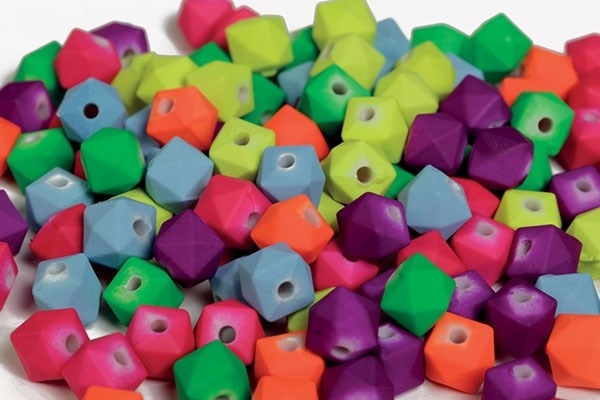 Pearl`n fun Pärlor Oktagram 8mm blandade färger, 500g