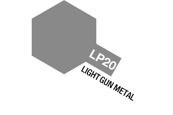 Tamiya Lacquer Paint LP-20 Light Gun Metal