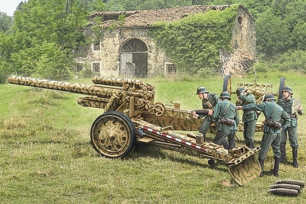 Italeri 1:72 15 cm Field Howitzer / 10,5 cm Field Gun