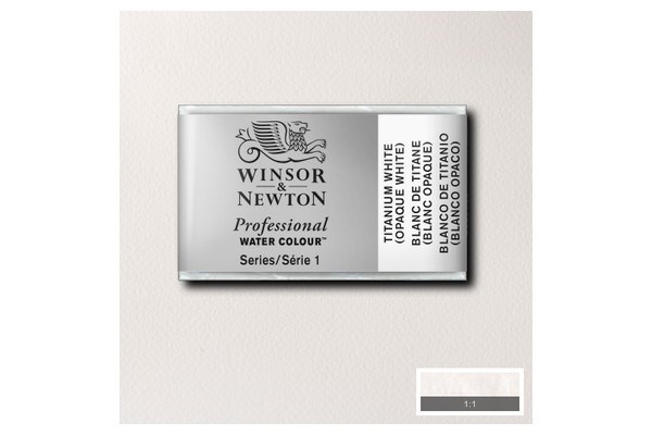 Prof Water Colour Pan/W Titanium White 644