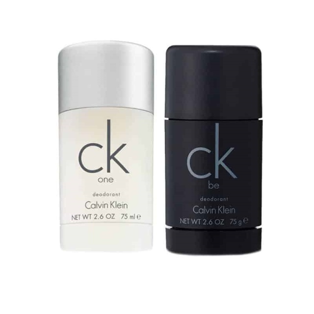 2-pack Calvin Klein CK One + CK Be Deostick 75ml