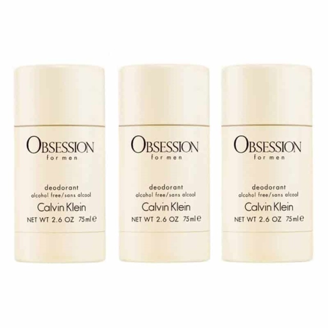 3-pack Calvin Klein Obsession For Men Deostick 75ml