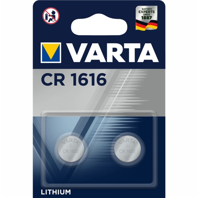 Varta CR1616 3V Lithium Button Cell Battery