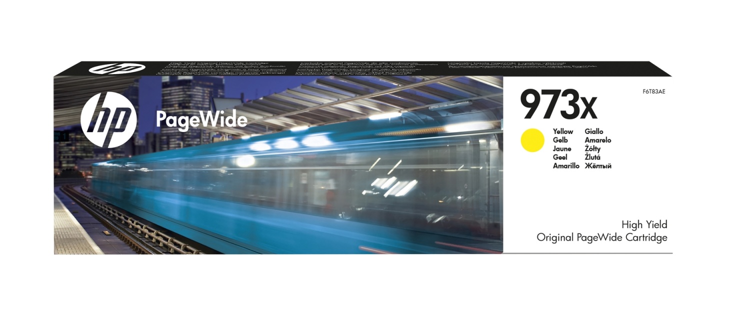 HP 973X bläckpatroner Original Hög (XL) avkastning Gul