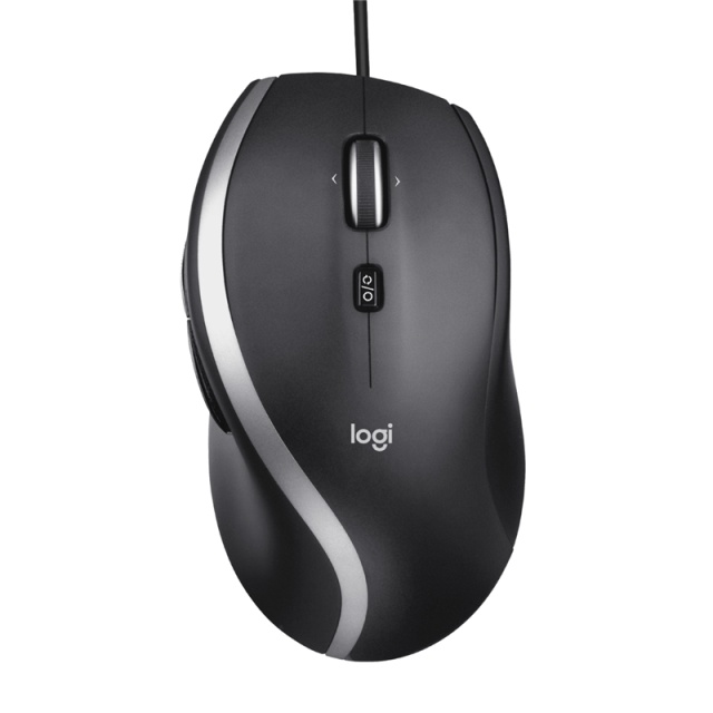 Logitech M500 Corded Laser Mouse, Brown Box