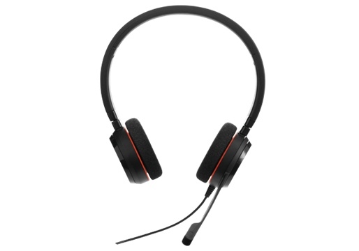 Jabra Evolve 20 MS Stereo Headset Huvudband USB Type-A Svart
