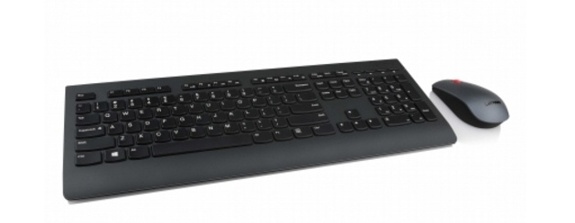 Lenovo 4X30H56824 tangentbord RF Trådlös QWERTY Finsk, Svensk Svart