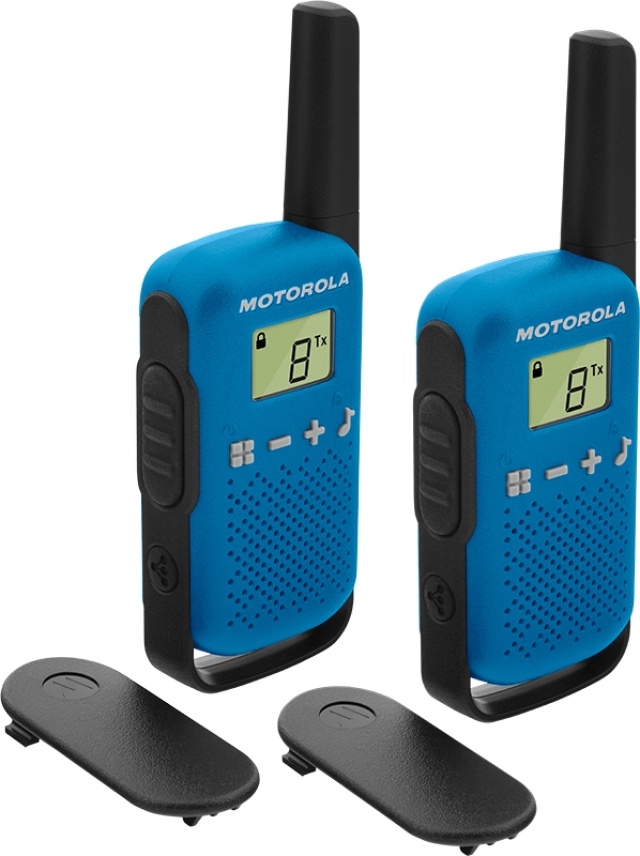 Motorola TALKABOUT T42 two-way radio 16 channels Black, Blue