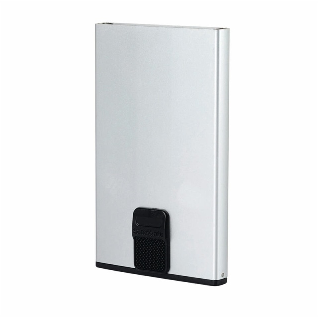 Samsonite Wallet ALUFIT RFID Card Case Slide ALUMINIUM