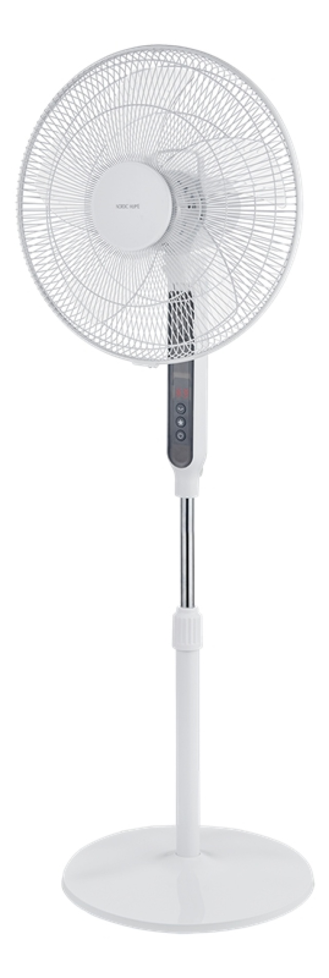 Nordic Home Floor fan with remote control, 40 cm, low noise level, tim