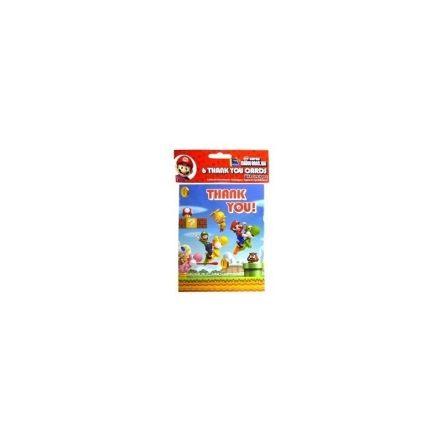 Thank you card Super Mario Brothers
