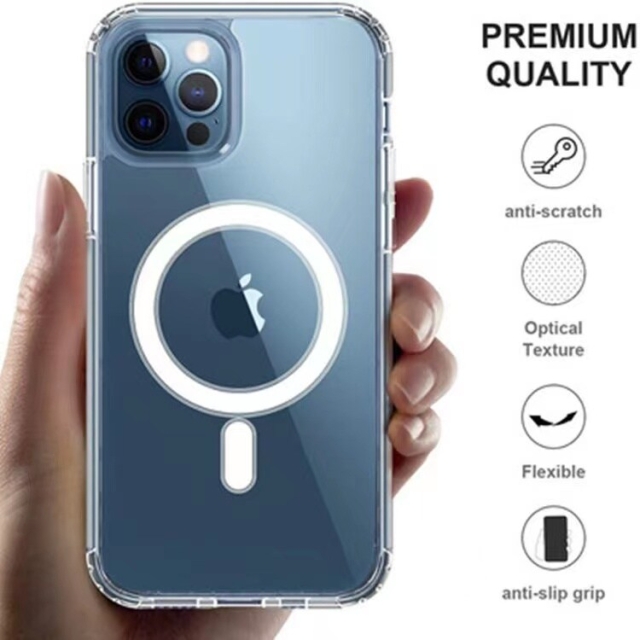 iphone 14 Plus Magsafe shell transparent