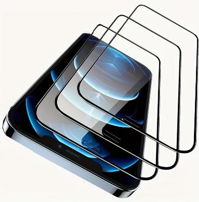 3-pack screen protectors for Iphone 12 Mini in 9D tempered glass