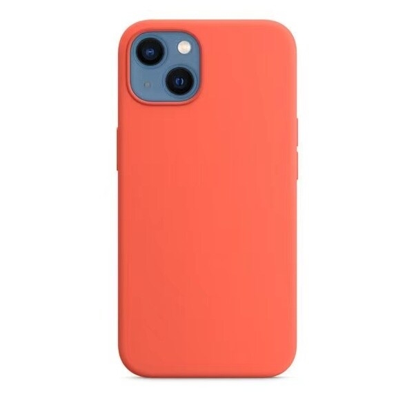 Silicone case for iPhone 14 Plus, Orange
