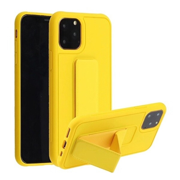 Silicone case with stand for iPhone 11 Pro Max