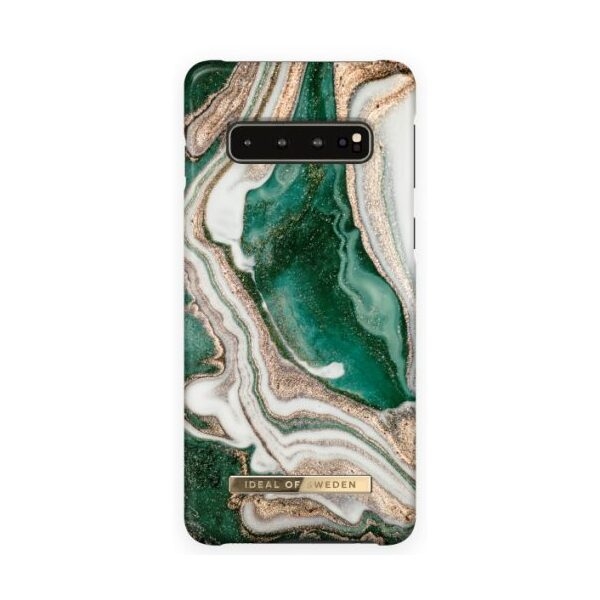 iDeal of Sweden Shell Samsung Galaxy S9 Plus Golden Jade Marble