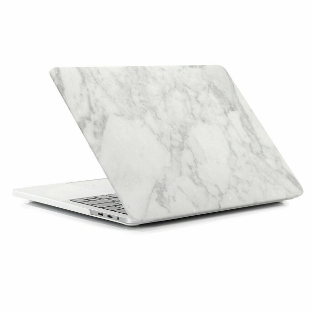 Hard plastic case for MacBook Pro 16" (A2485) 2021 Marble (White)