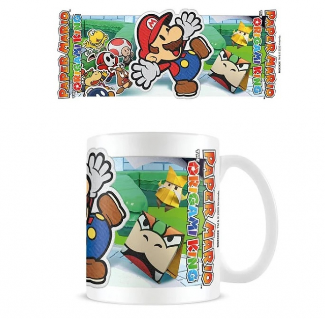 Mug with motifs from Paper Mario - The Origami King