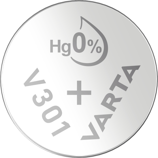 Varta V301/SR43 Silver Coin Watch J-Pack