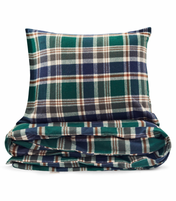 Lord Nelson Bedding set Mellbyn Flannel, Green