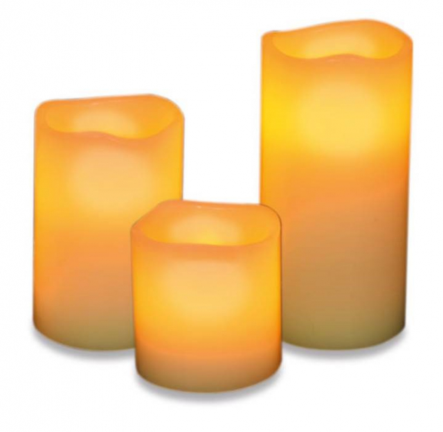 LC2193 LED light with wavy edges, 3 pcs