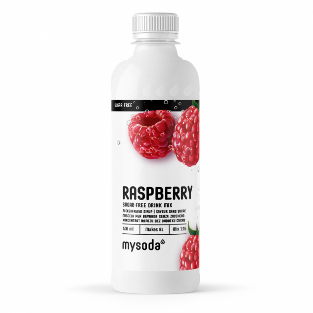 Mysoda Raspberry Sugar Free 500 ml - Ger 8L dryck