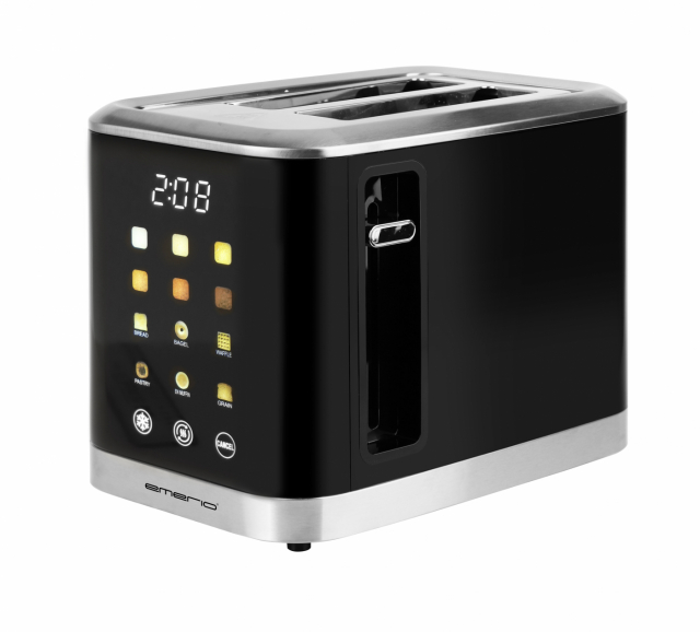Emerio TO-132743 Lyxig brödrost med digital display och touchkontroll