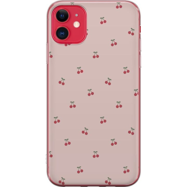 Mobile case for Apple iPhone 11 with Cherry design