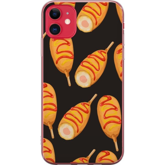 Mobile case for Apple iPhone 11 with Chicken drumstick design