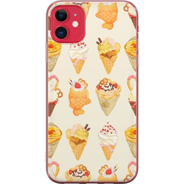 Mobile case for Apple iPhone 11 with Glassy design