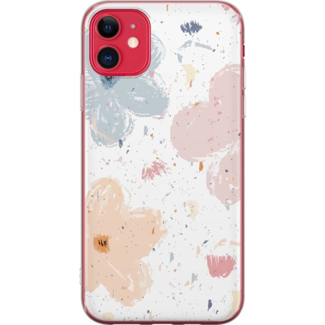 Mobile case for Apple iPhone 11 with Flowers design