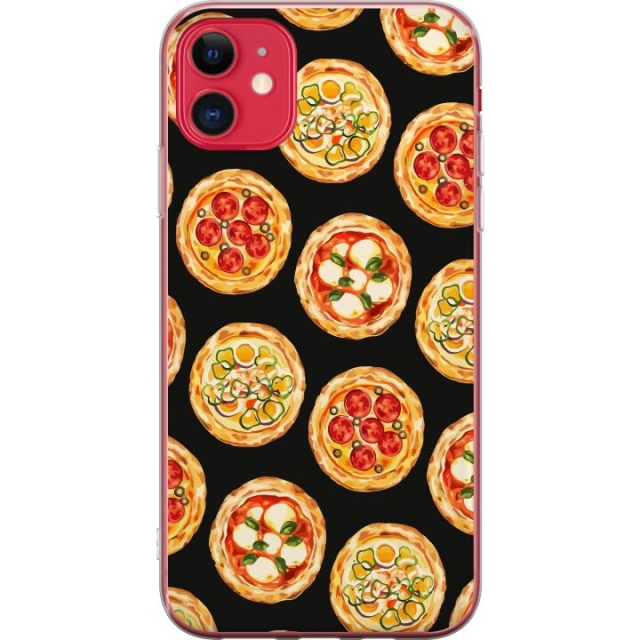 Mobile case for Apple iPhone 11 with Pizza design