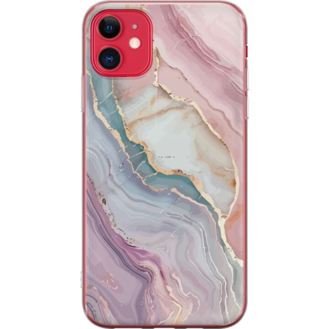 Mobile case for Apple iPhone 11 with Marble design