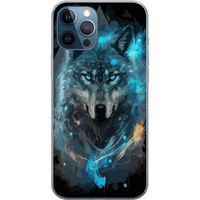Mobile case for Apple iPhone 12 Pro with Wolf design