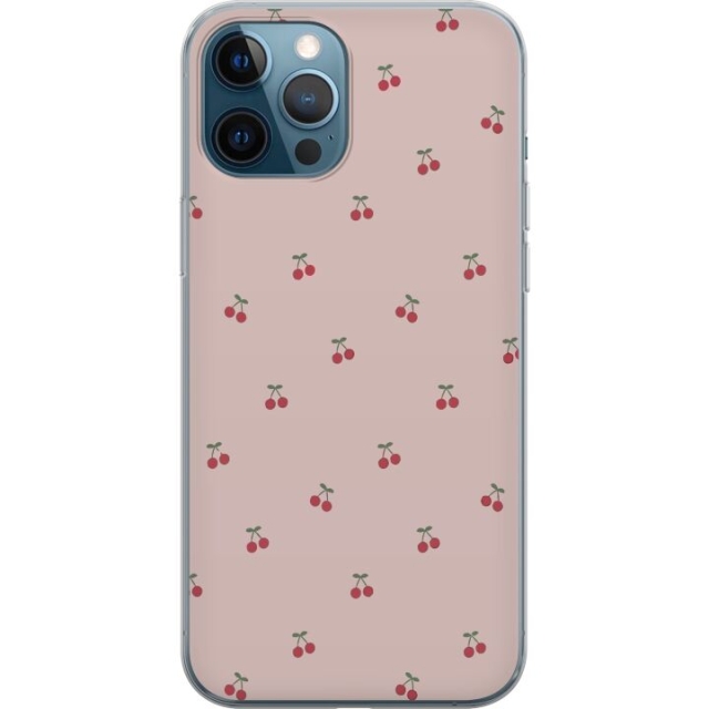 Mobile case for Apple iPhone 12 Pro with Cherry design