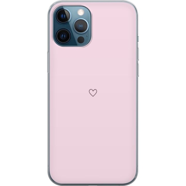 Mobile case for Apple iPhone 12 Pro with Heart design