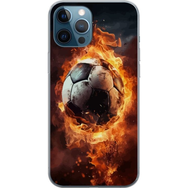 Mobile case for Apple iPhone 12 Pro with Football design