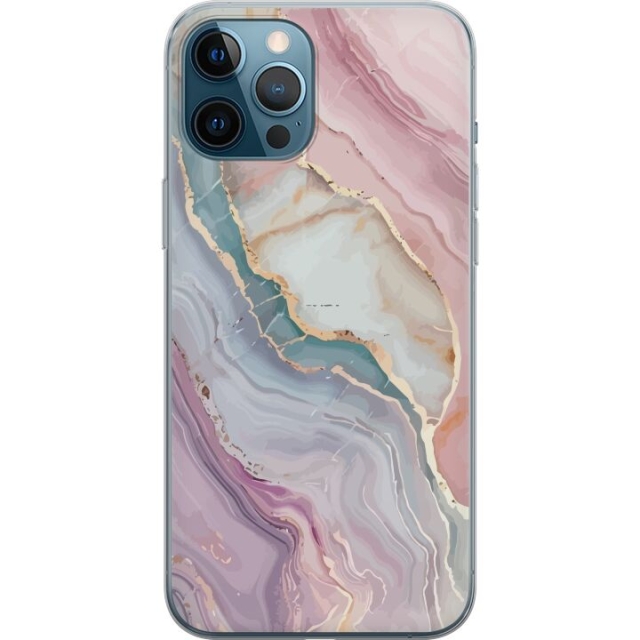 Mobile case for Apple iPhone 12 Pro Max with Marble design