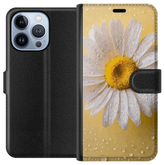 Wallet case for Apple iPhone 13 Pro with Porslinsblomma design