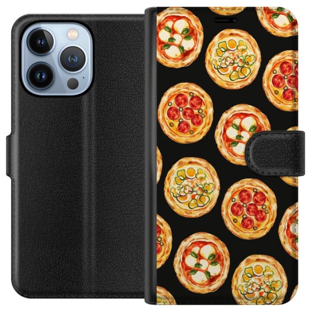 Wallet case for Apple iPhone 13 Pro with Pizza design