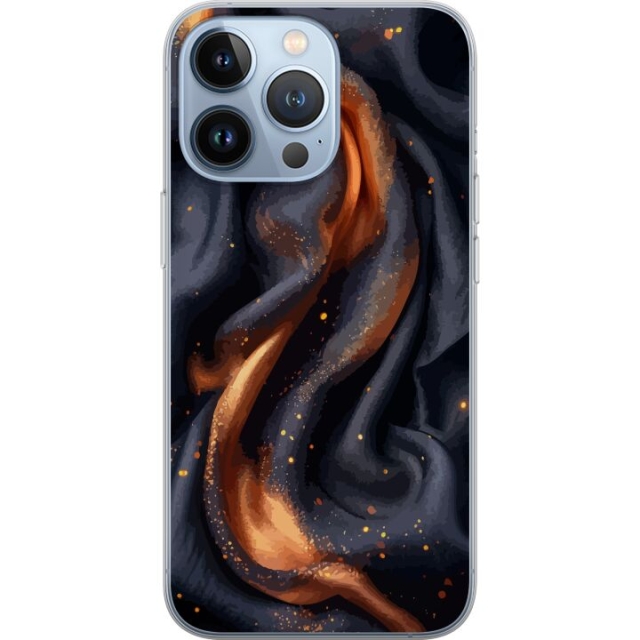 Mobile case for Apple iPhone 13 Pro with Fiery silk design