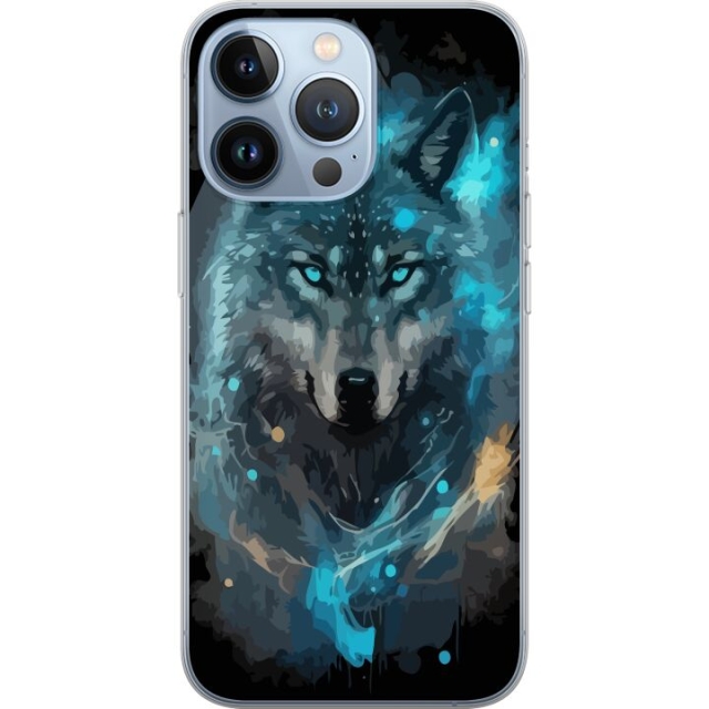 Mobile case for Apple iPhone 13 Pro with Wolf design
