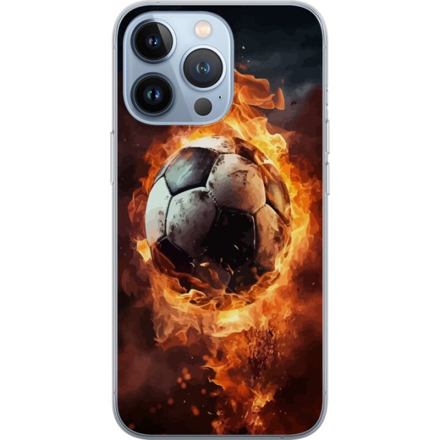 Mobile case for Apple iPhone 13 Pro with Football design