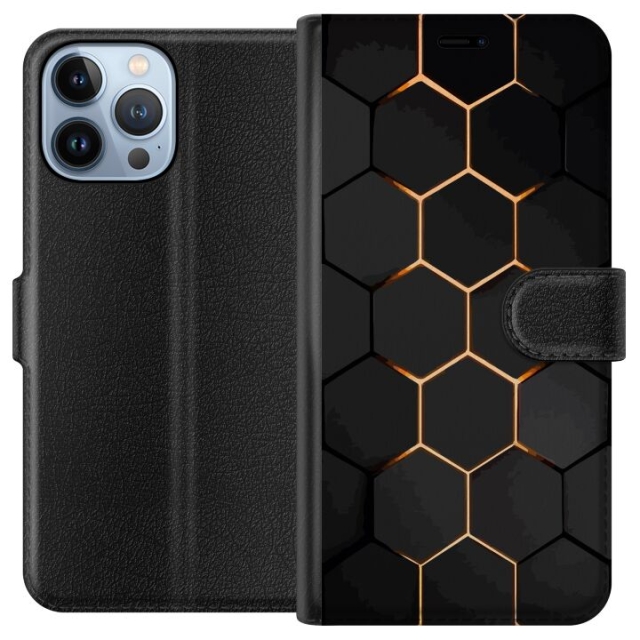 Wallet case for Apple iPhone 13 Pro Max with Luxurious Pattern design