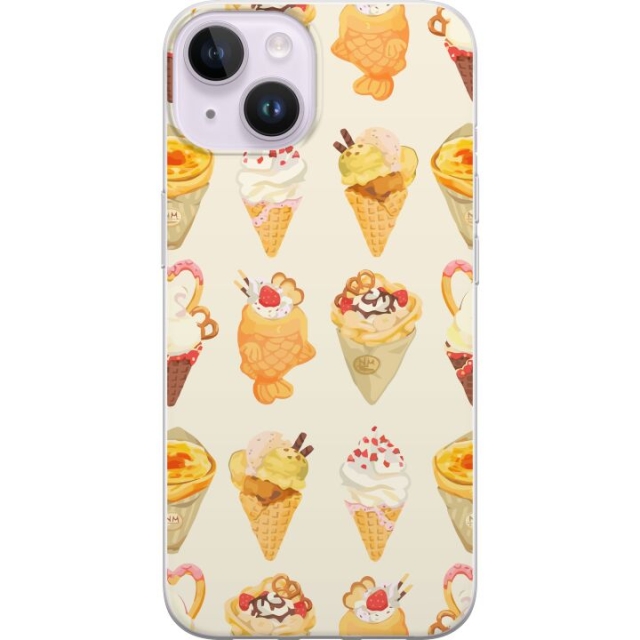 Mobile case for Apple iPhone 14 with Glassy design