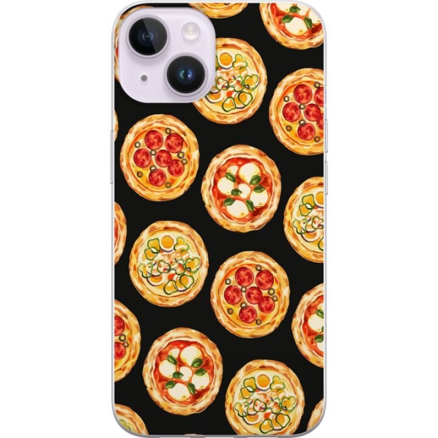 Mobile case for Apple iPhone 14 with Pizza design