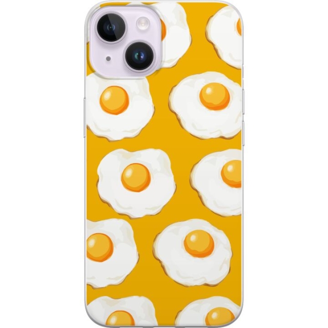 Mobile case for Apple iPhone 14 Plus with Fried egg design